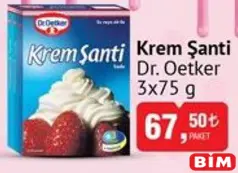 DR. OETKER KREM ŞANTİ 3X75 G